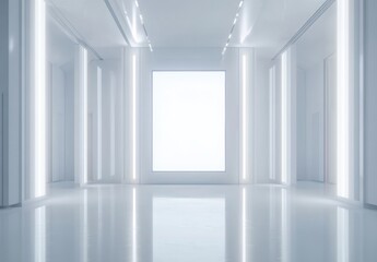 Obraz premium Modern White Interior.