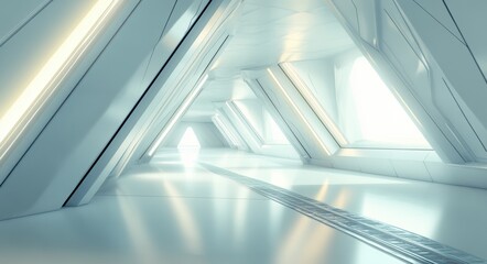 Obraz premium Futuristic Corridor.