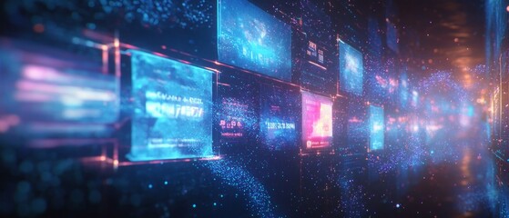 Obraz premium The Personalized Ad Matrix, Digital Advertising and Consumer Behavior