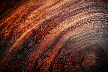 Obraz premium Natural wood grain texture with flowing lines and warm tones for graphic design and digital backgrounds.