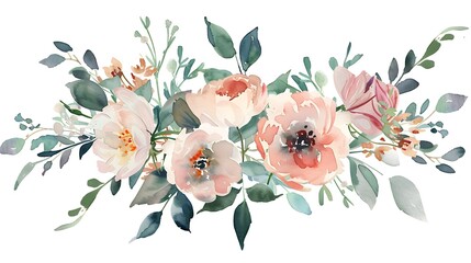 Vibrant Hibiscus Flower with Green Leaves Illustration - Illustrated image of a vibrant hibiscus flower with green leaves. Ideal for tropical themes, nature-inspired designs, and botanical projects.