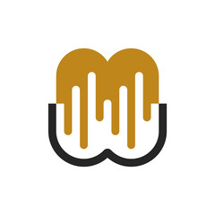 Obraz premium Abstract logo. Icon design. Template elements. Geometric abstract logos