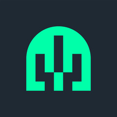 Fototapeta premium Abstract logo. Icon design. Template elements. Geometric abstract logos