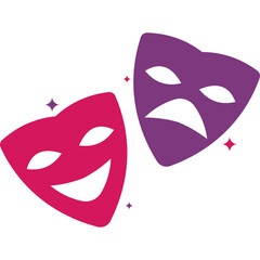 Flat Theater Mask
