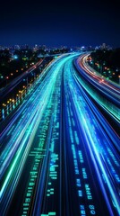 Fototapeta premium The Metadata Superhighway, Digital Asset Management DAM