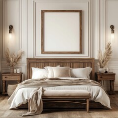 Cozy Bedroom Interior.