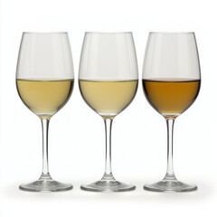 Fototapeta premium Cheers Wine Glasses Isolated
