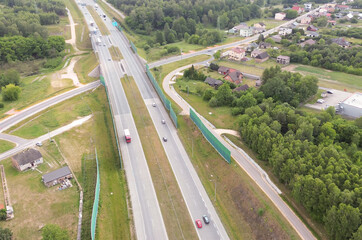Vehicles Traveling Near Sound Protection