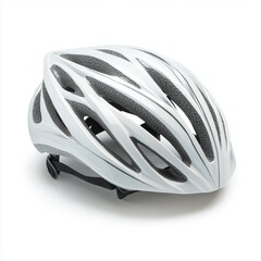 Fototapeta premium Cyclist Helmet Isolated