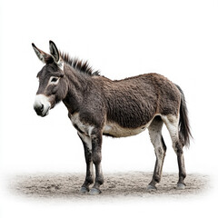 Donkey Isolated On White