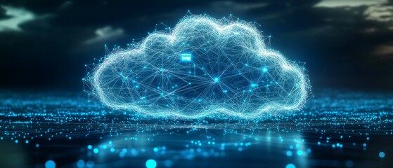 Obraz premium The Asset Cloud Nexus, Digital Asset Management DAM