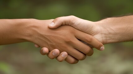 Successful business meeting with contracts signed, paving the way for future collaboration.