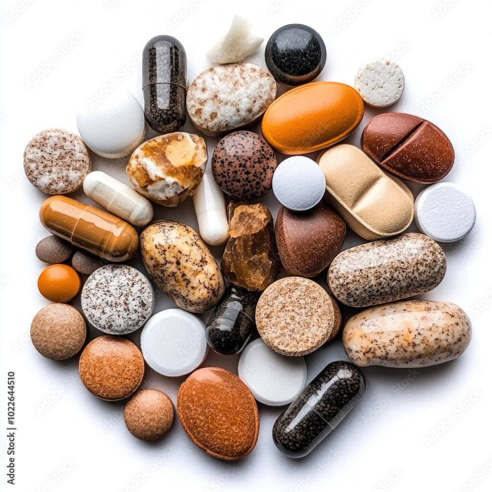 Canvas Prints Multivitamins Isolated