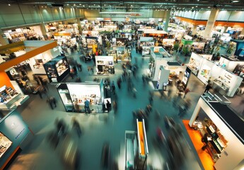 Trade Show Crowd Blur.