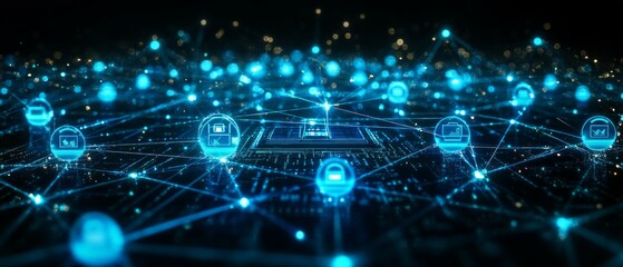 Fototapeta premium The License Matrix, Digital Rights Management DRM