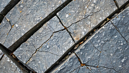 Obraz premium Pavés de Pierre Craquelée