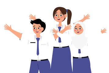 Group of Indonesian Students