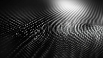 Black Carbon Fiber Weave Texture with Light Source