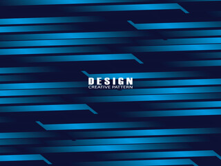 Premium background design with diagonal dark blue stripes pattern. Vector horizontal template for digital luxury business banner, contemporary formal invitation, luxury voucher, gift certificate.