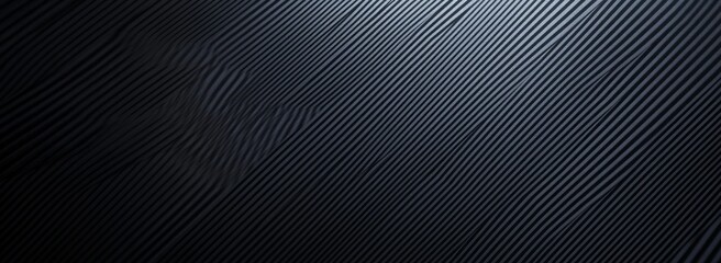Black carbon fiber background with diagonal lines, minimalistic style, high-resolution design for seamless tiling in web design and graphic arts.