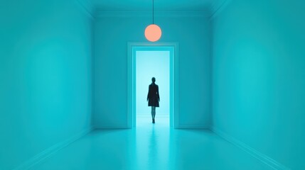 Obraz premium A scene filled with a palpable sense of stillness and suspense, a feeling of anticipation or dread hanging in the air.