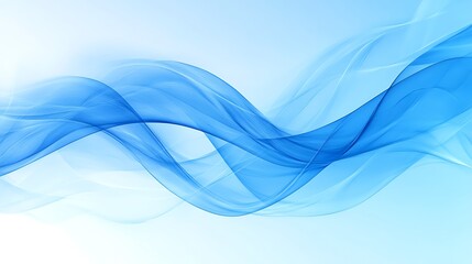 Generative AI Image of Minimalist Abstract Gentle Waves Curve Smooth Flow with Soft Color Palette