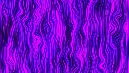 Waving neon lines background. Computer generated 3d render