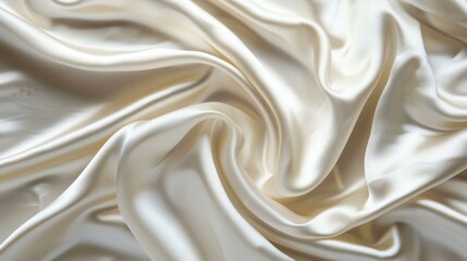 Obraz premium A white fabric with a pattern of swirls and lines