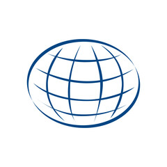 Globe Map Communication Vector Design