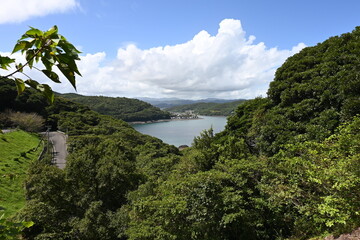 宮崎県日向市　馬の背の風景