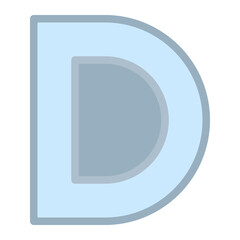 Letter D