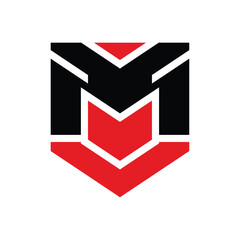 Modern and Minimalist Unique M Letter Logo Design Idea