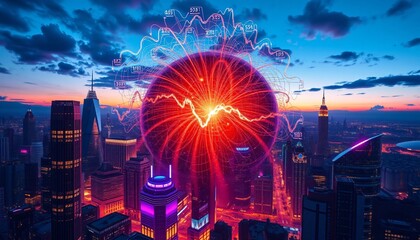 Abstract Financial Graph Explosion