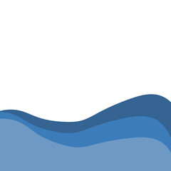 Abstract Footer Shape