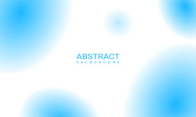 Blue abstract background with gradient colors. Fluid shape composition. Simple background