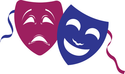 Obraz premium Comedy Drama Theater Mask