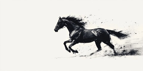 Minimalist Background of Geelong Cup Race: Sporty Design with Heart-Racing Speed on a Melbourne Beach at Sunrise

