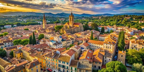Scenic Views of Aix-en-Provence: Charming Streets, Historic Architecture, and Vibrant Local Culture