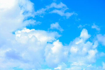 blue sky with clouds