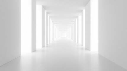 Fototapeta premium 3D rendering of a white background