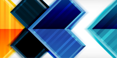 Fototapeta premium Arrow geometric abstract vector background. Vector Illustration For Wallpaper, Banner, Background, Card, Book Illustration, landing page