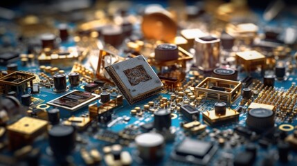 Circuit Board Closeup