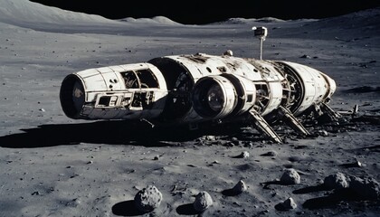 Decaying Spaceship Wreckage