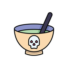 Halloween Food vector icon