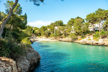 Obraz premium Playa de Cala Serena in Mallorca, Spain