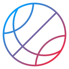 Basketball icon style © designing ocean