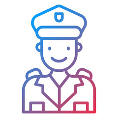 Police Officer icon style