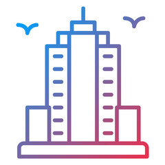 Skyscraper icon style