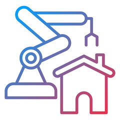 House Construction icon style