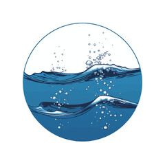 Isolated Water Droplets & Waves